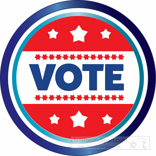 Vote Button Circle Shape Pro Bono Institute